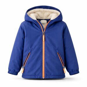 Mini Boden Sherpa Lined Winter Coat Size 7-8